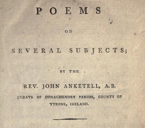 Ankatell's Poems, 1793