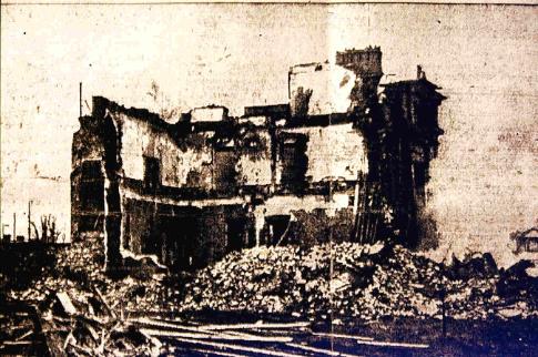 Demolition of Bloomfield House, Belfast, 1930s