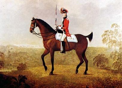 Officer in the 17th Light Dragoons