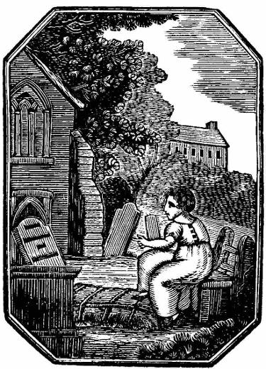 In the graveyard - from R.M. Young's Town Book of Belfast